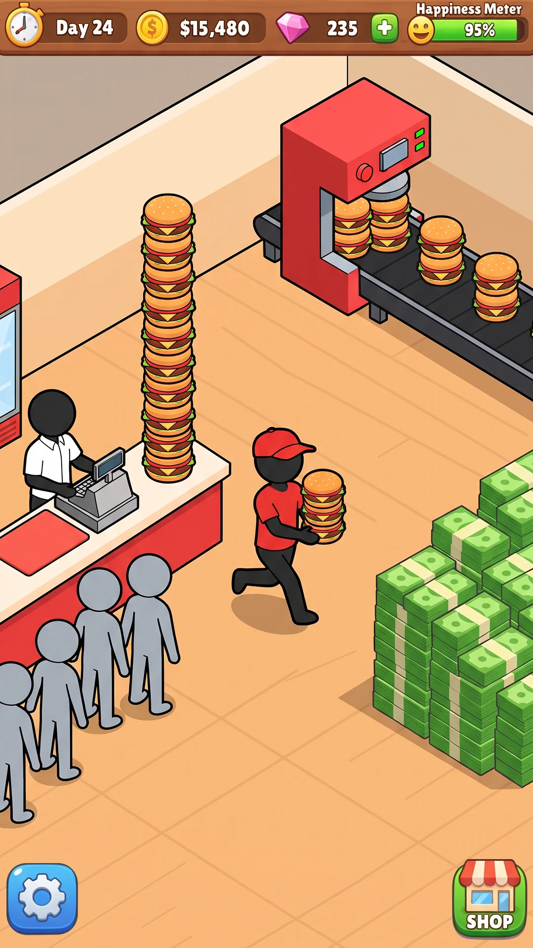 My Burger Sim: Fast Food Game screenshot